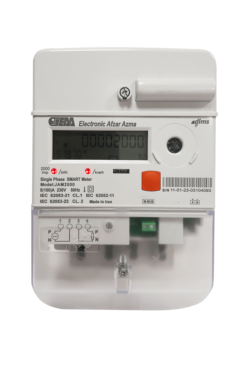 Single-Phase Smart Meter Model JAM2000